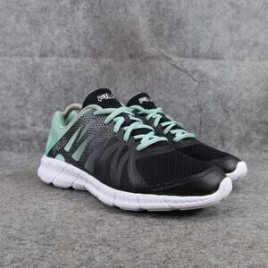 Fila Shoes Womens 7 Athletic Trainers Running Active Lace Up Comfort Black Blue